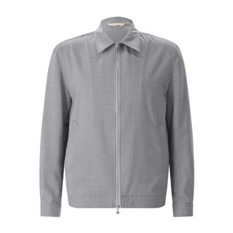 BRIGLIA 1949 Light Jackets, male, Gray, Size: 2XL Bill Jacket