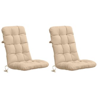 vidaXL Cojines Para Sillas De Respaldo Alto En 2 Piezas Vianen 2 Pcs Vidaxl