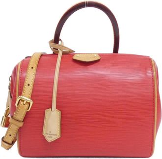 Louis Vuitton Coquelicots Leather Boston Bag (Pre-Owned)