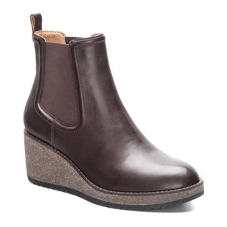 Aetrex Womens Dawn Boots In Dark Brown