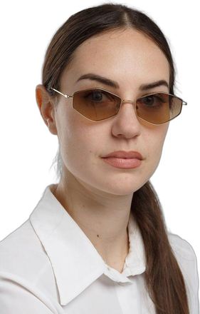 Ana Hickmann Womens Sunglasses Gold Metal