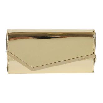 Jimmy Choo London Clutches, female, Yellow, Size: ONE SIZE Emmie Chain Clutch Bag
