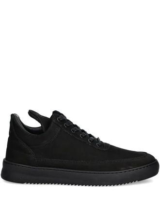 Filling Pieces Ripple lace-up sneakers - men - Fabric/Rubber/Nubuck Leather - 45 - Black