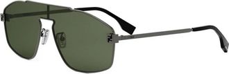 Fendi Sky Zonnebril - unisex - Zonnebrillen - Grijs - ONE Size - Accessoires