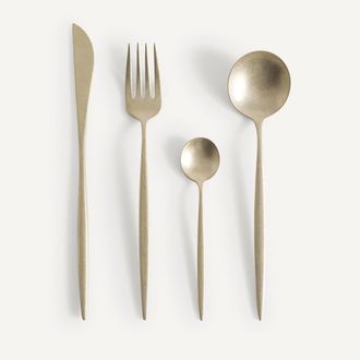 AM.PM 16-delig bestek in inox, Nagi