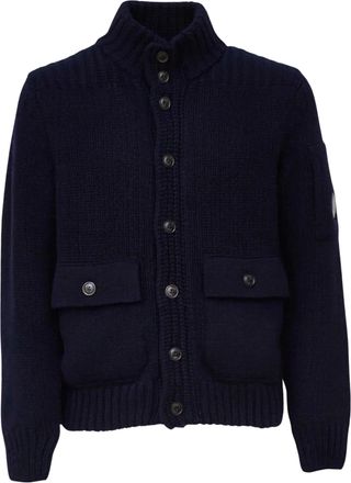 C.P. Company Lambswool Button Lens Sweater