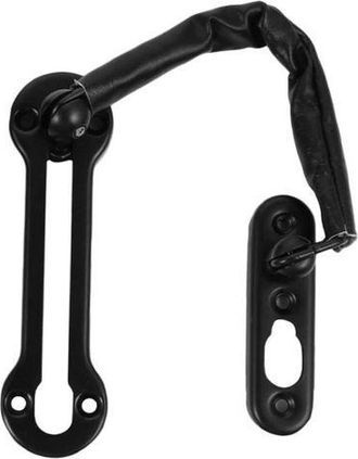 OEM Cerradura De Cadena De Acero Inoxidable Para Puertas De Seguridad, Antirrobo Y Ventanas - Negra