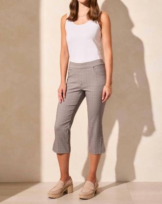 Tribal Womens Bengaline Capri Pants In Jet Blue