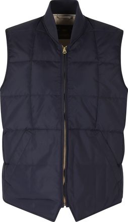 Fortela Blue Padded Quilted Water-Resistant Polyamide Gilet