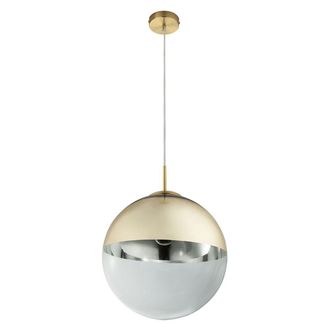 Globo Lighting L&aacute;mpara Colgante - Dorado - Varus - Vidrio - &Oslash; 33cm - E27 - 15858