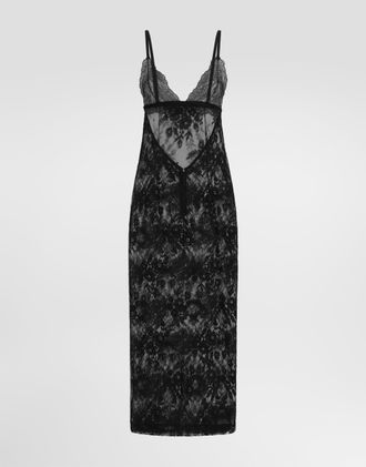 Dolce & Gabbana Lace Dress - Woman Dresses Black 42