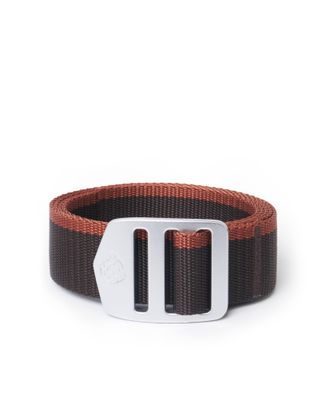 Stio | Unisex Mountain Towner Belt in Peppercorn/Mustang