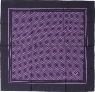 Dolce & Gabbana Zijden Pochet Pouch - Heren - Accessoires - Paars - ONE Size - Accessoires
