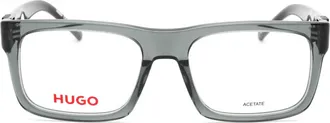 HUGO BOSS HG1257 Rectangular Acetate Eyeglasses - Green