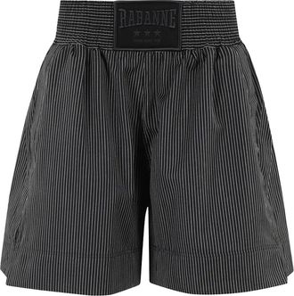 Paco Rabanne Shorts in lana - Nero