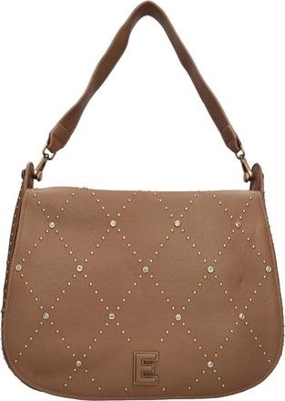 Ermanno Scervino Schoudertas met Klep - Dames - Schoudertassen - Bruin - ONE Size - Leer - Tassen