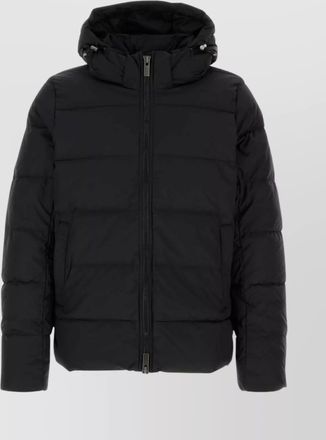 Pyrenex polyester down jacket with hood and pockets