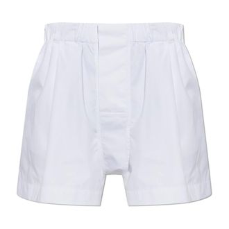 Lacoste Casual Shorts, male, White, Size: M Runway Poplin Shorts