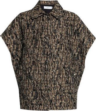 Iro Giacca Caliopa in tweed a maniche corte - Multicolore