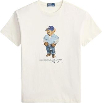 Ralph Lauren Tops, Heren, Wit, M, T-Shirts