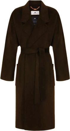 Elisabetta Franchi Mujer, Abrigos, Marr&oacute;n, Talla: S