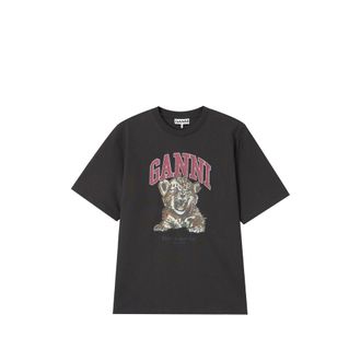 Ganni T-shirt With Tiger