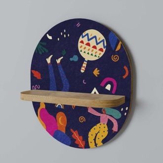 OEM Placeres Festivos Estante Ovalado