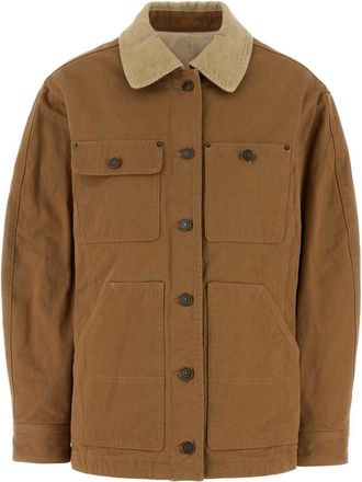 Isabel Marant Isabel Marant Womens Camel Denim Ninon Jacket - Brown Cotton - Size EU 36 (Womens)