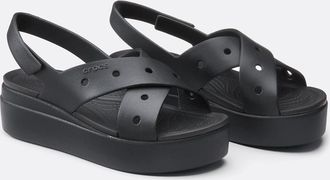 Crocs Sandalen met sleehak Brooklyn 4U Cross