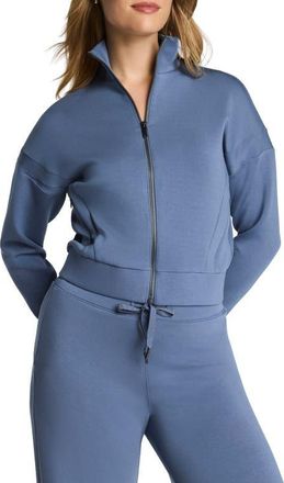 Spanx AirEssentials Track Jacket in Rain at Nordstrom, Size 3X