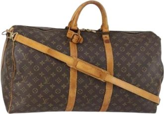 Louis Vuitton Pre-owned Weekend Bags, female, Brown, Size: ONE SIZE Pre-owned Weekend Bag