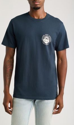 Rip Curl Sunrise Logo Cotton T-Shirt in Dark Navy Cali at Nordstrom, Size Xx-Large