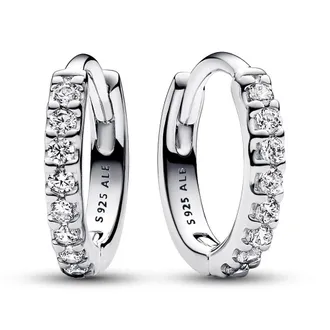 Pandora Sparkling Huggie Hoop Earrings