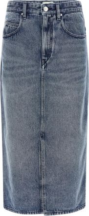 Isabel Marant Blue TILAURIA MIDI SKIRT