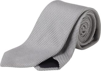 Tagliatore Stropdas - Heren - Stropdassen - Grijs - ONE Size - Accessoires