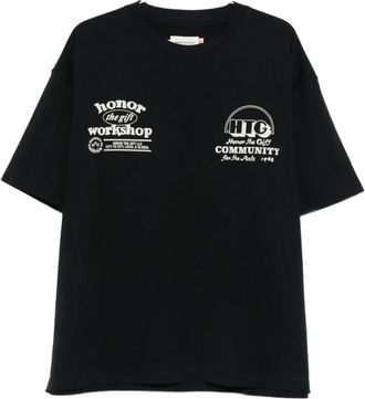 Honor The Gift Hombre, Camisetas, Negro, Talla: 2XL