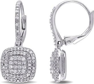 Rina Limor Silver 0.48 Ct. Tw. Diamond Earrings