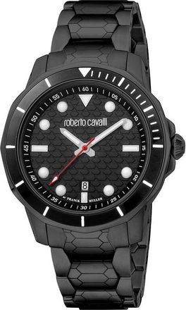 Roberto Cavalli Fashion Watch Quartz Black Dial Mens Watch RV1G159M0071
