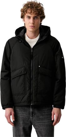 Karl Lagerfeld KLJ Logo Jas - Heren - Winterjassen - Zwart - XL - Leer - Jassen