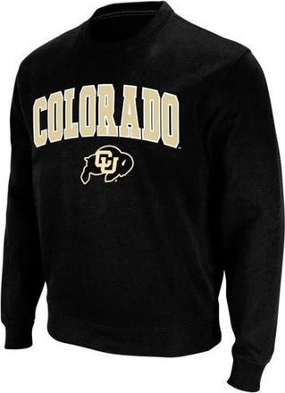 Colosseum Mens Colosseum Black Colorado Buffaloes Arch & Logo Crew Neck Sweatshirt at Nordstrom, Size Medium