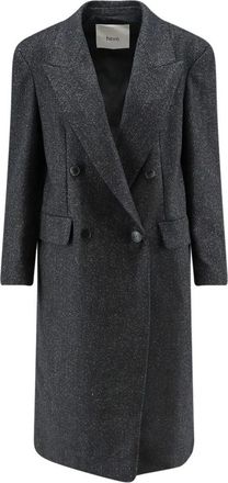 Hev&ograve; Cappotto Martina Franca - - Coats - Donna - Grigio - XS