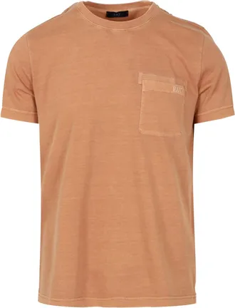 Fay T-Shirts und Polos Kamel
