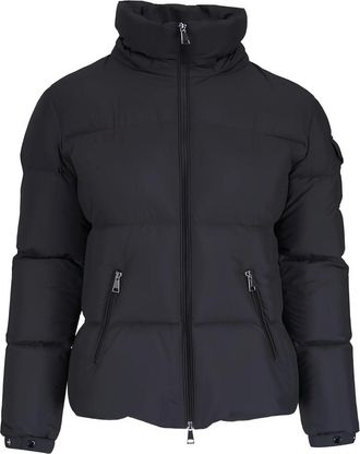 Moncler Black Quilted Hood Jacket