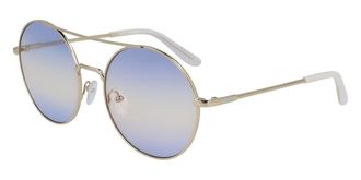 Karl Lagerfeld KL283S 534 Womens Sunglasses Gold Size 57