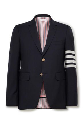 Thom Browne Slim-Fit Striped Wool Blazer