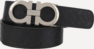 Ferragamo Cintura reversibile e regolabile in pelle Man 110