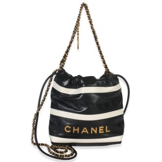 Chanel Mini Quilted Calfskin 22 Hobo