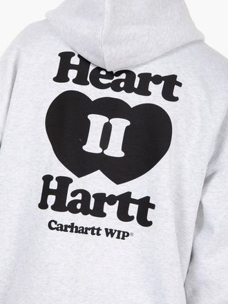 Carhartt Work in Progress Hooded Heart II sweat jacket ash heather