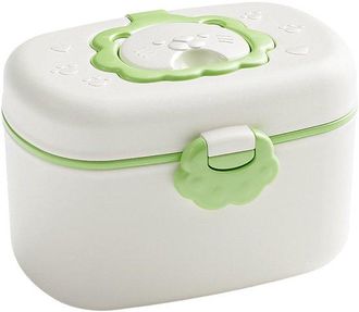 OEM Tarro Para Almacenar Leche En Polvo Con Forma De Gato (peque&ntilde;o, 380 Ml) Herm&eacute;tico, Incluye Cuchara Y Tenedor Para Comida De Beb&eacute; Y Viajes