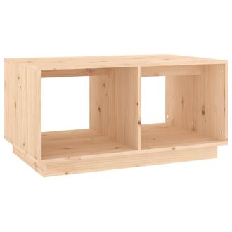 vidaXL Vidaxl - Mesa De Centro De Madera Maciza De Pino 80x50x40 Cm
